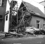 271 Einsturz Weststr. 9, Geburtshaus Heimatdichter Krueger April 1984.