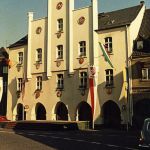 Marktplatz Rathaus 1964 mit Schmuck