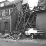 266 Einsturz Weststr. 9, Geburtshaus Heimatdichter Krueger April 1984