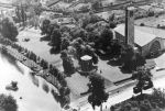 Westteich mit Martinskirche  Luftaufnahme